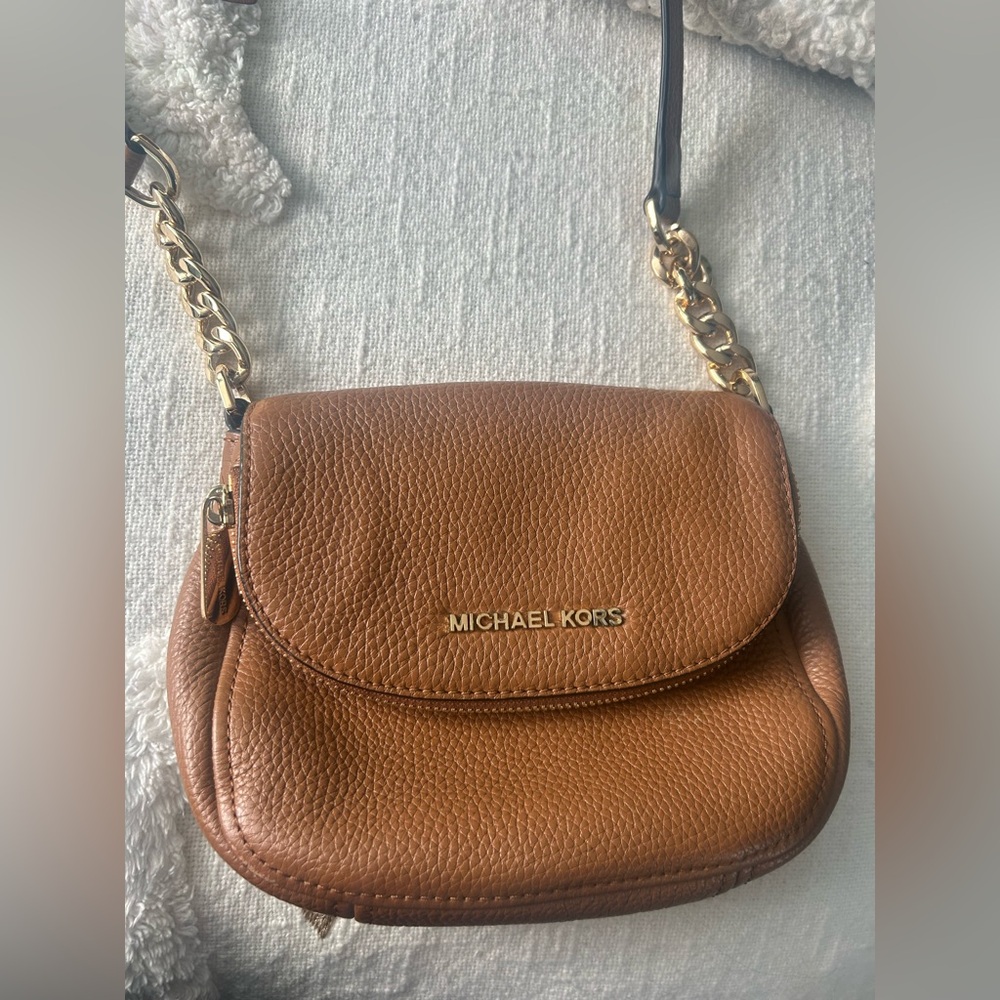 never used Michael Kors Brown Leather Handbag